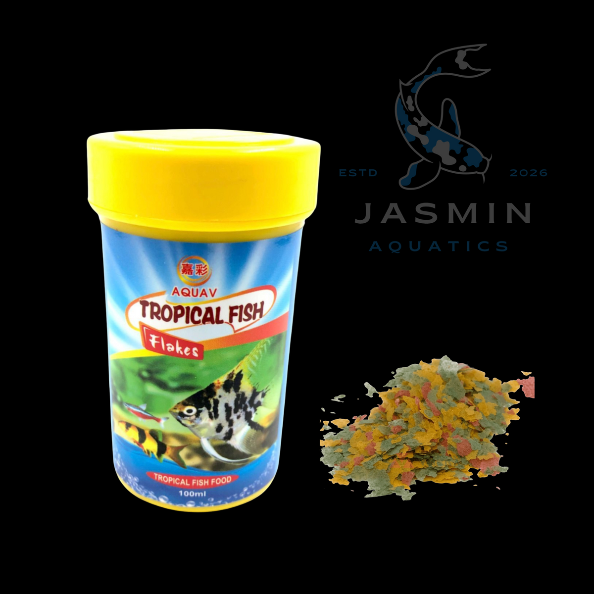 Aqua V tropical fish flakes 100 ml