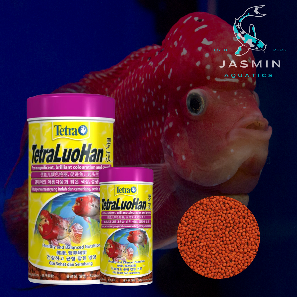 Tetra LuoHan Special Food for Flowerhorn Cichlids (Luo Han)