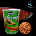Siso Dried Shrimp 85g for Arowana, Flower Horn, Cichlids, and Turtles.