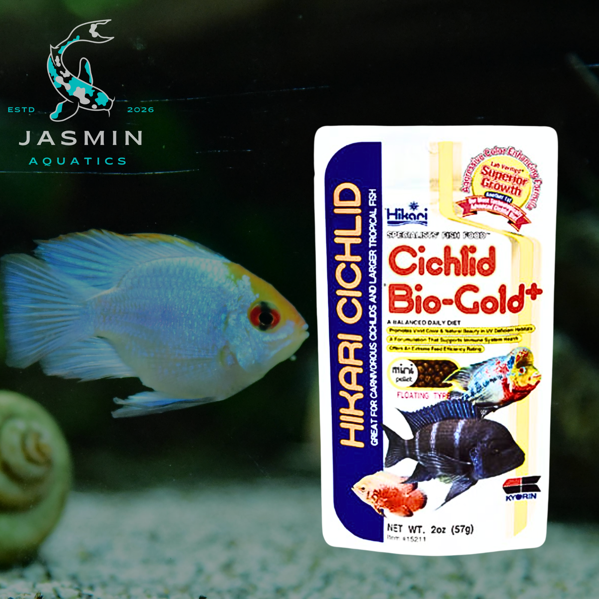 Hikari Cichlid Bio-Gold+ Fish Food (57g)