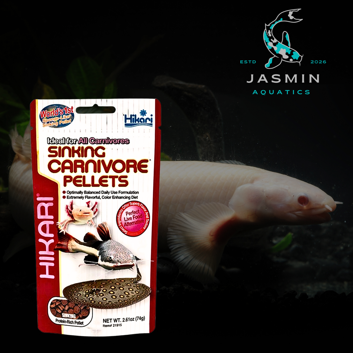 Hikari Tropical Sinking Carnivore Pellets (74g)