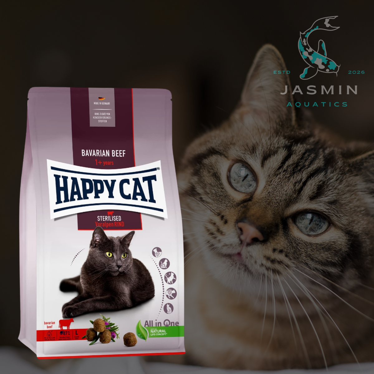 Happy Cat Sterilised Bavarian Beef Dry Food