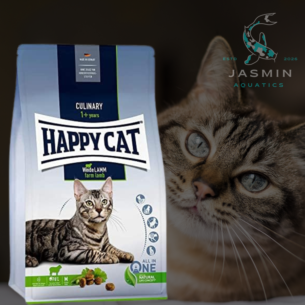 Happy Cat Culinary Adult Farm Lamb Cat Dry Food