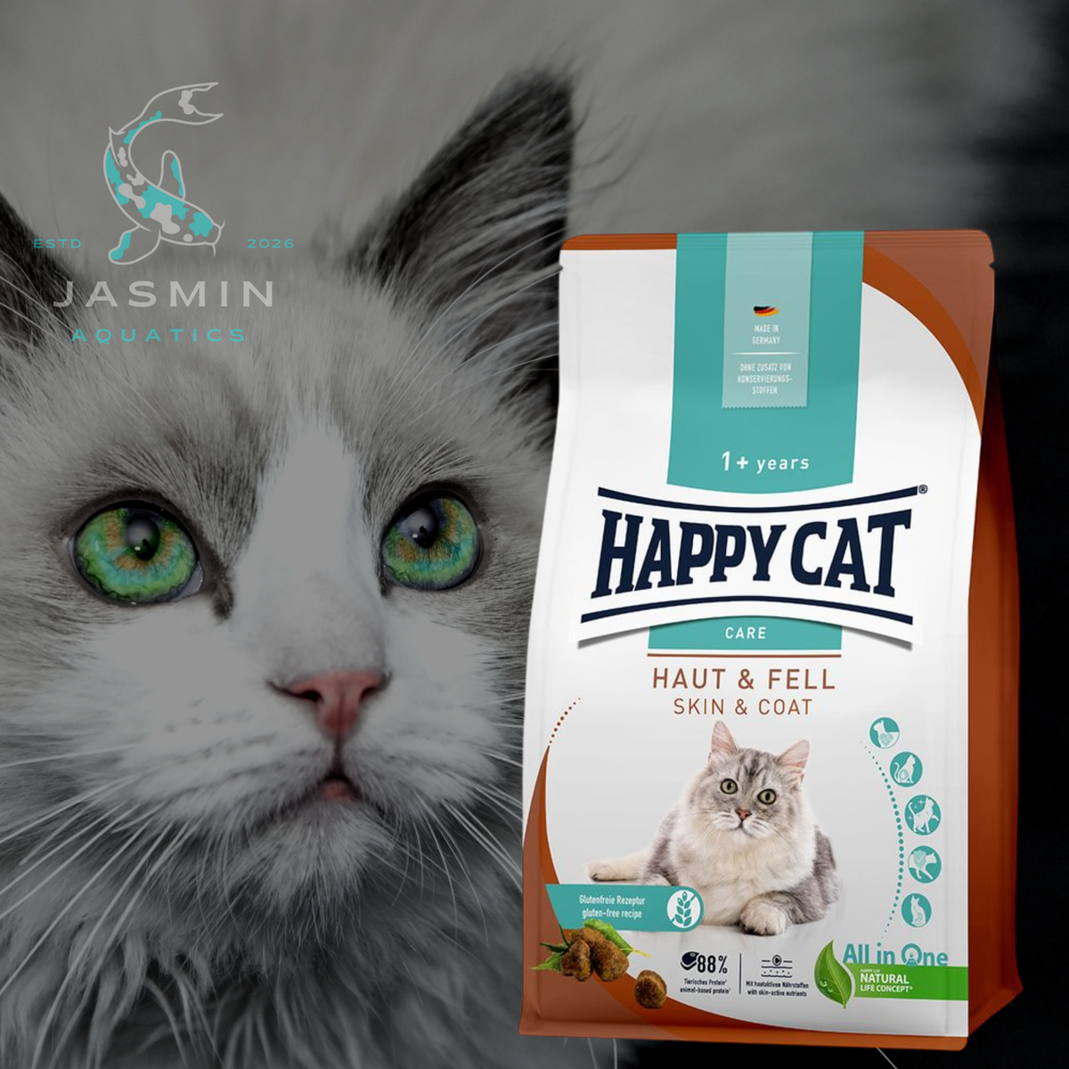 Happy Cat Skin and Coat Health Dry Food