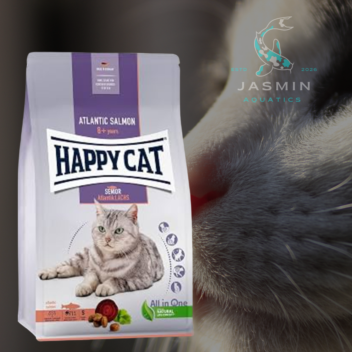 Happy Cat Senior Atlantic Salmon Dry Food