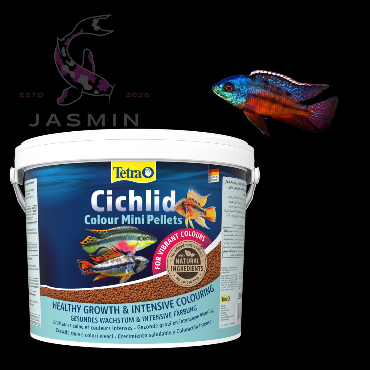 Tetra Cichlid Colour Mini Pellets 10L