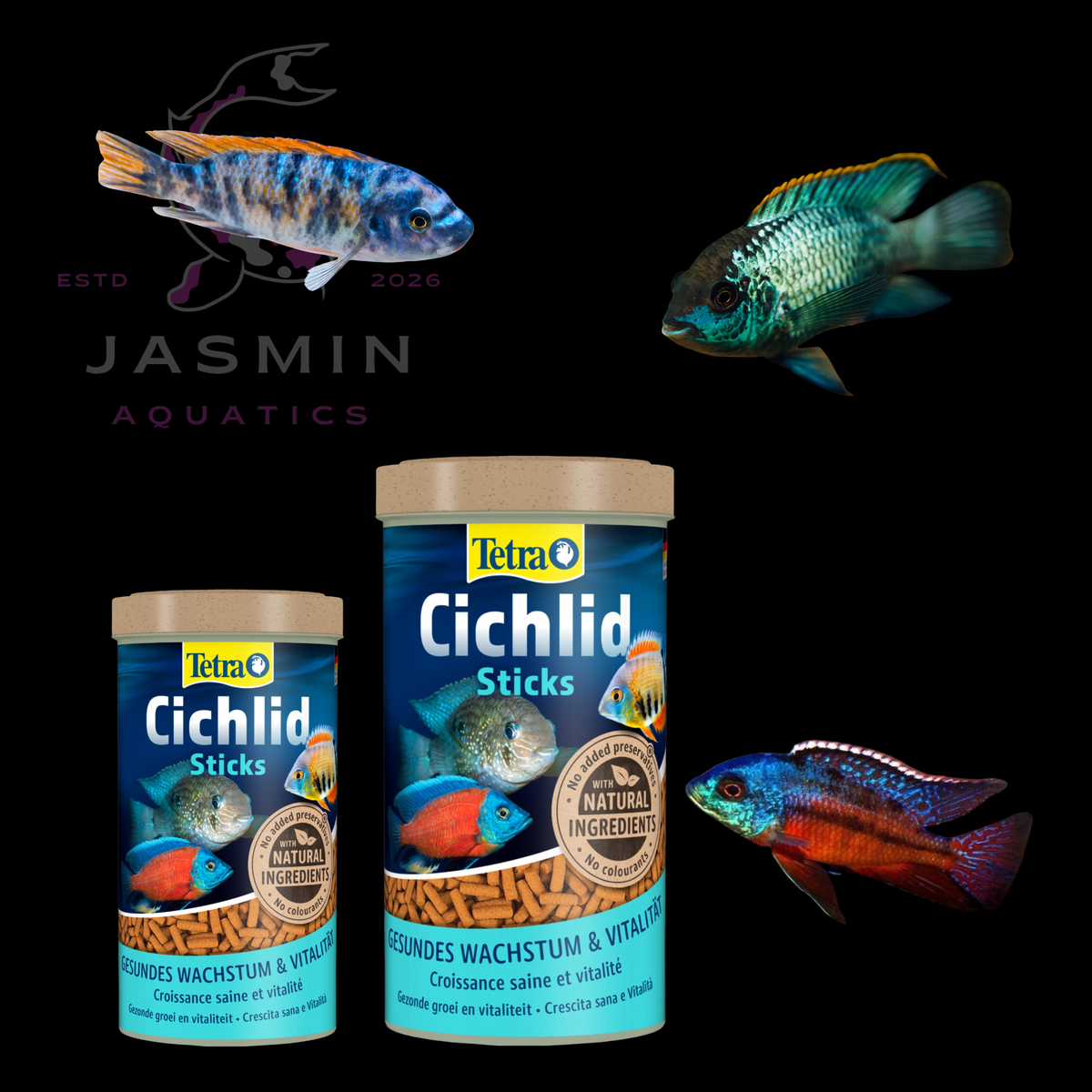Tetra Cichlid Sticks
