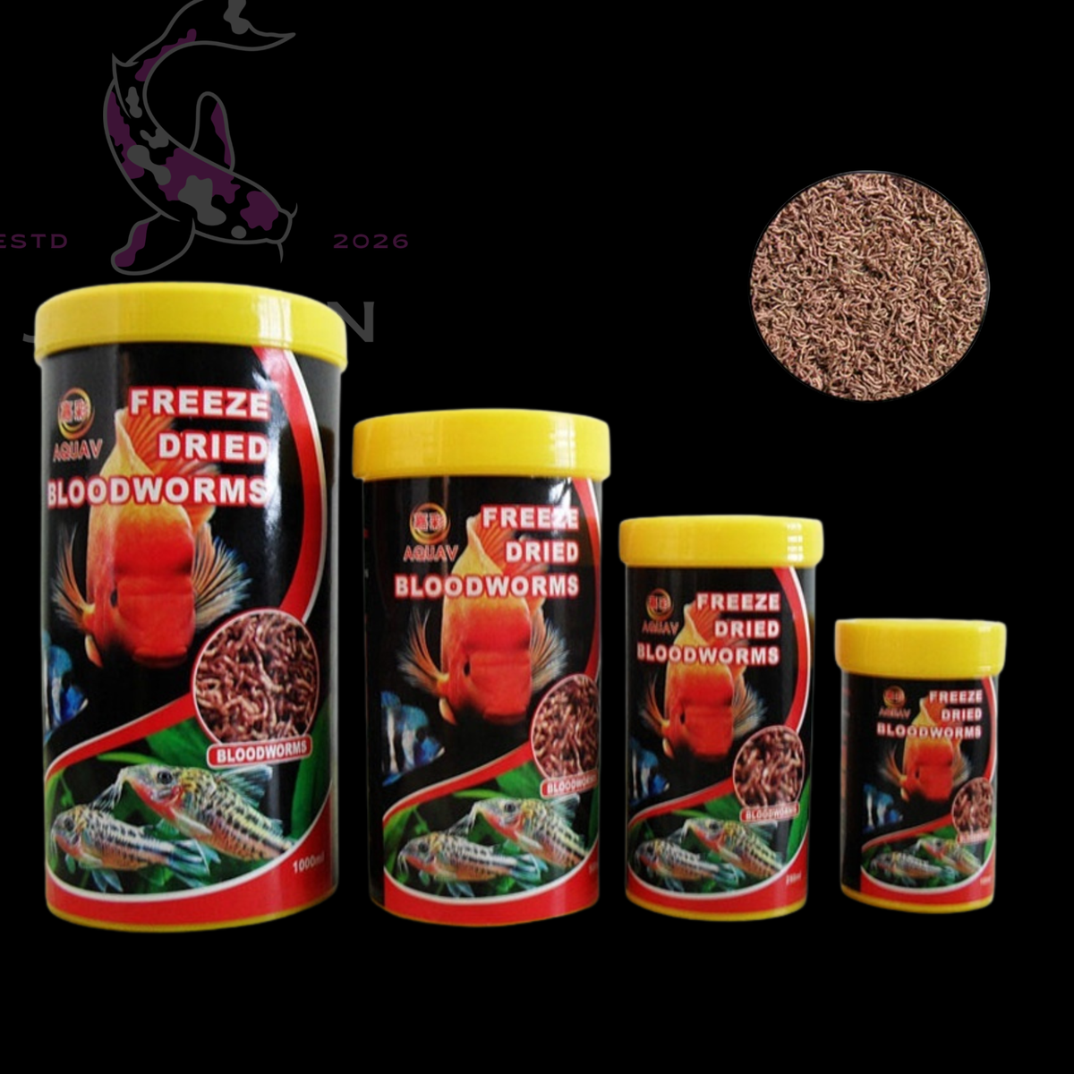 AquaV Freeze-Dried Bloodworms