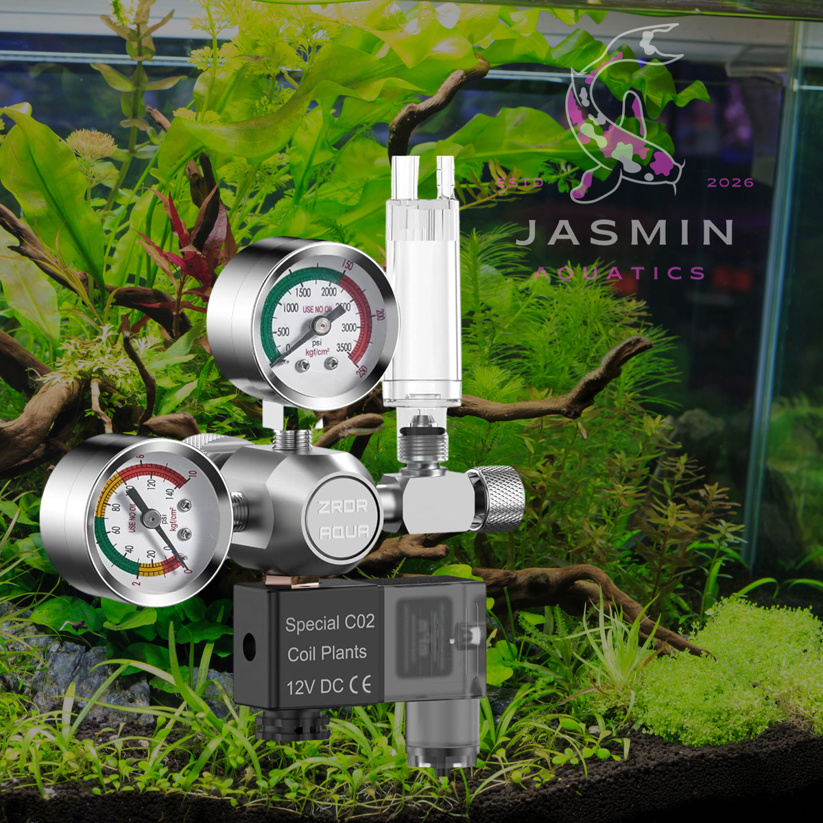 DICI CO2 Regulator Set (Model DC01-01) Dual-Gauge,