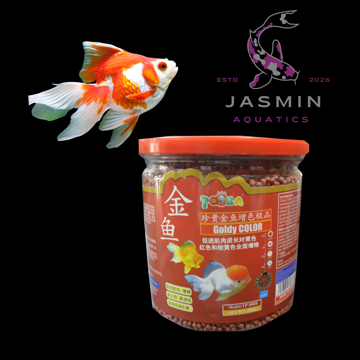 Topka Goldy Color Fish Food - 300g