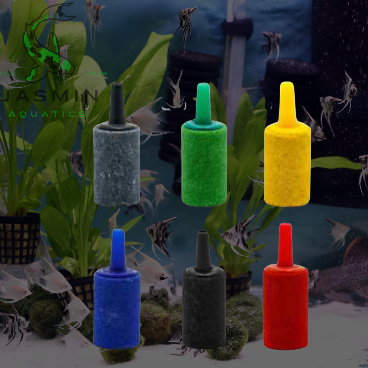 Air Bubble Stone for Aquarium - (2 Pcs)