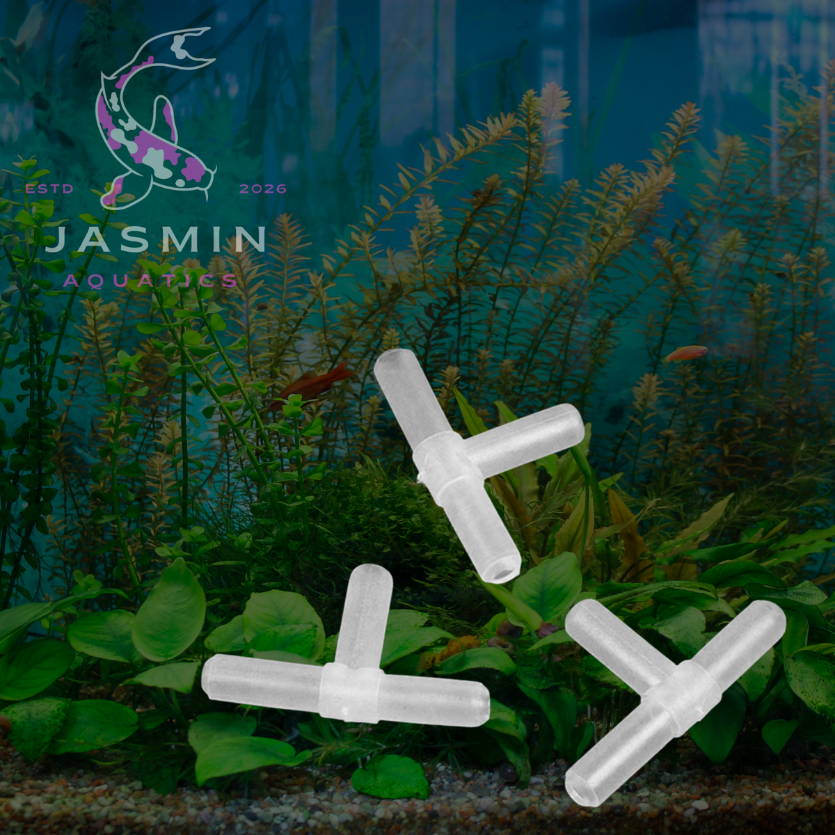 Fish Tank Air Tube T-junction (3 Pcs)