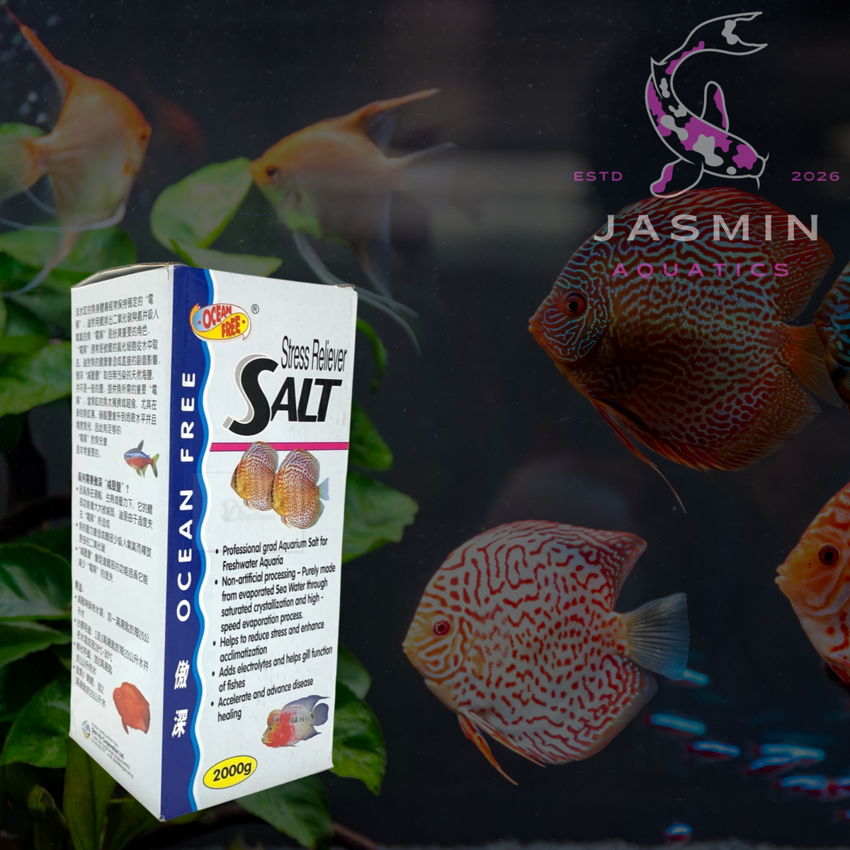 Ocean Free Stress Reliever Salt  500g