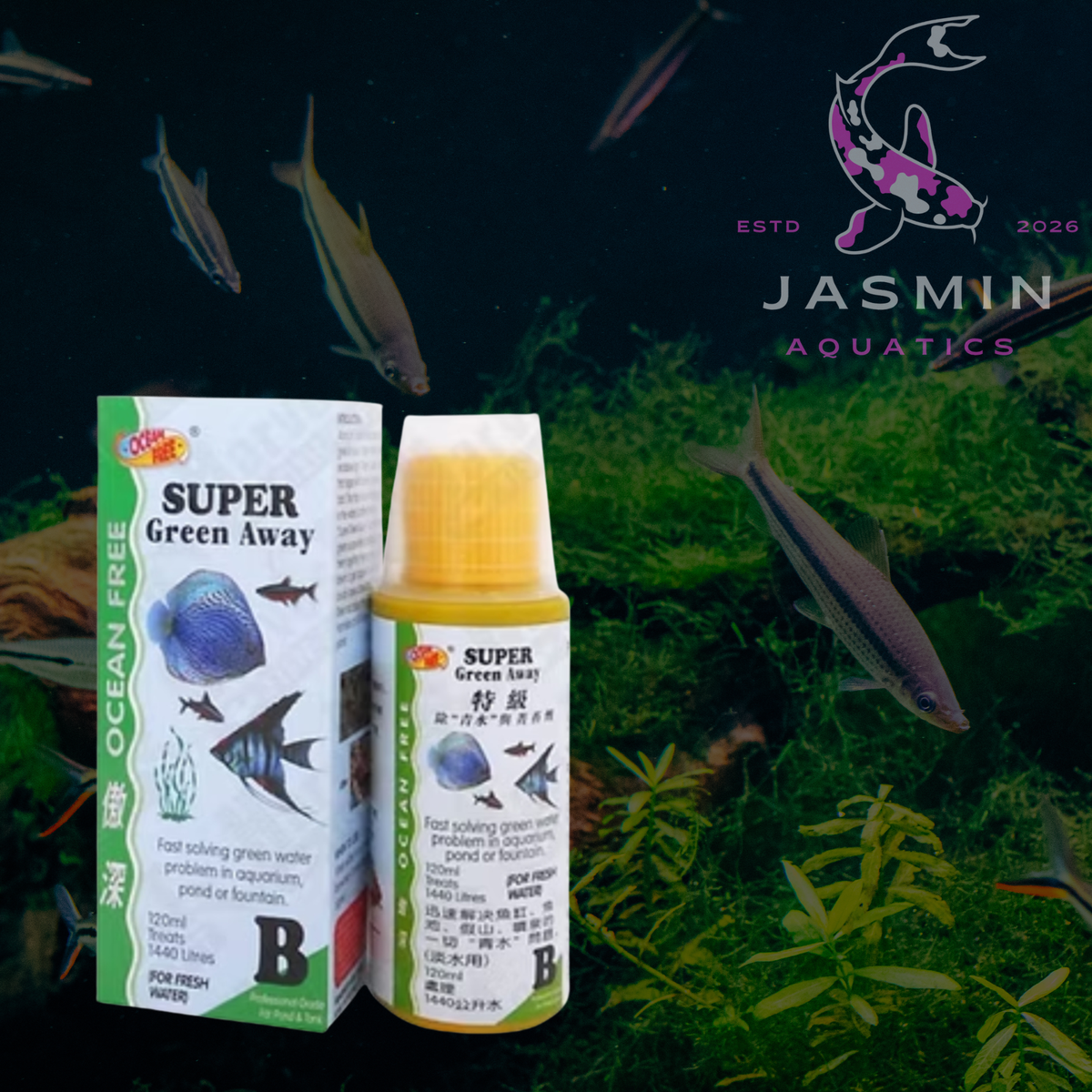 Ocean Free Super Green Away 120ml
