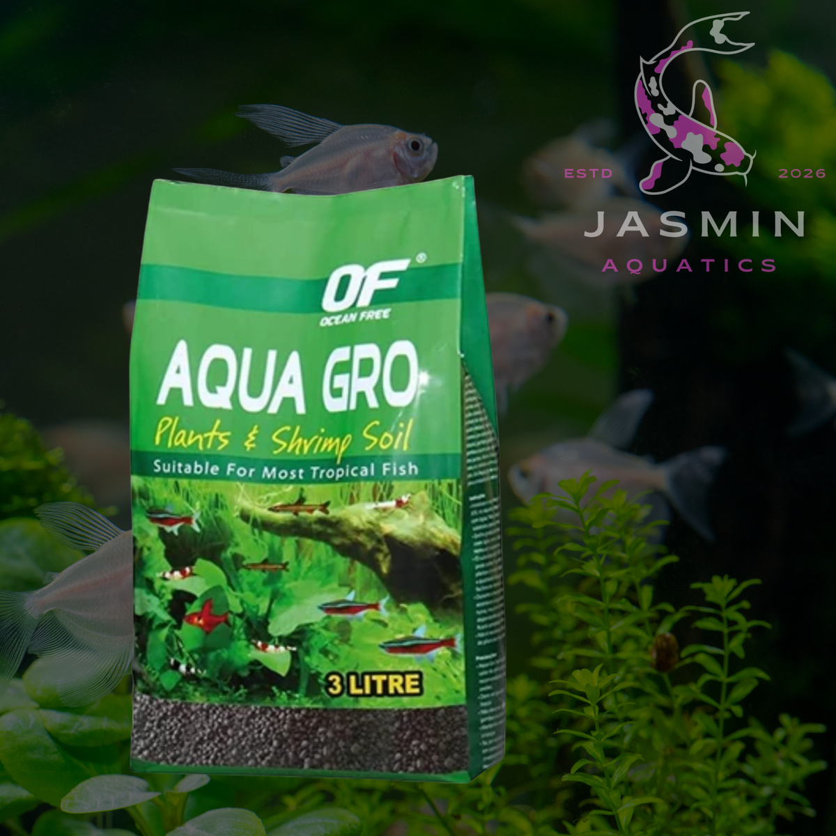 Ocean Free Aqua Gro Soil (3L)