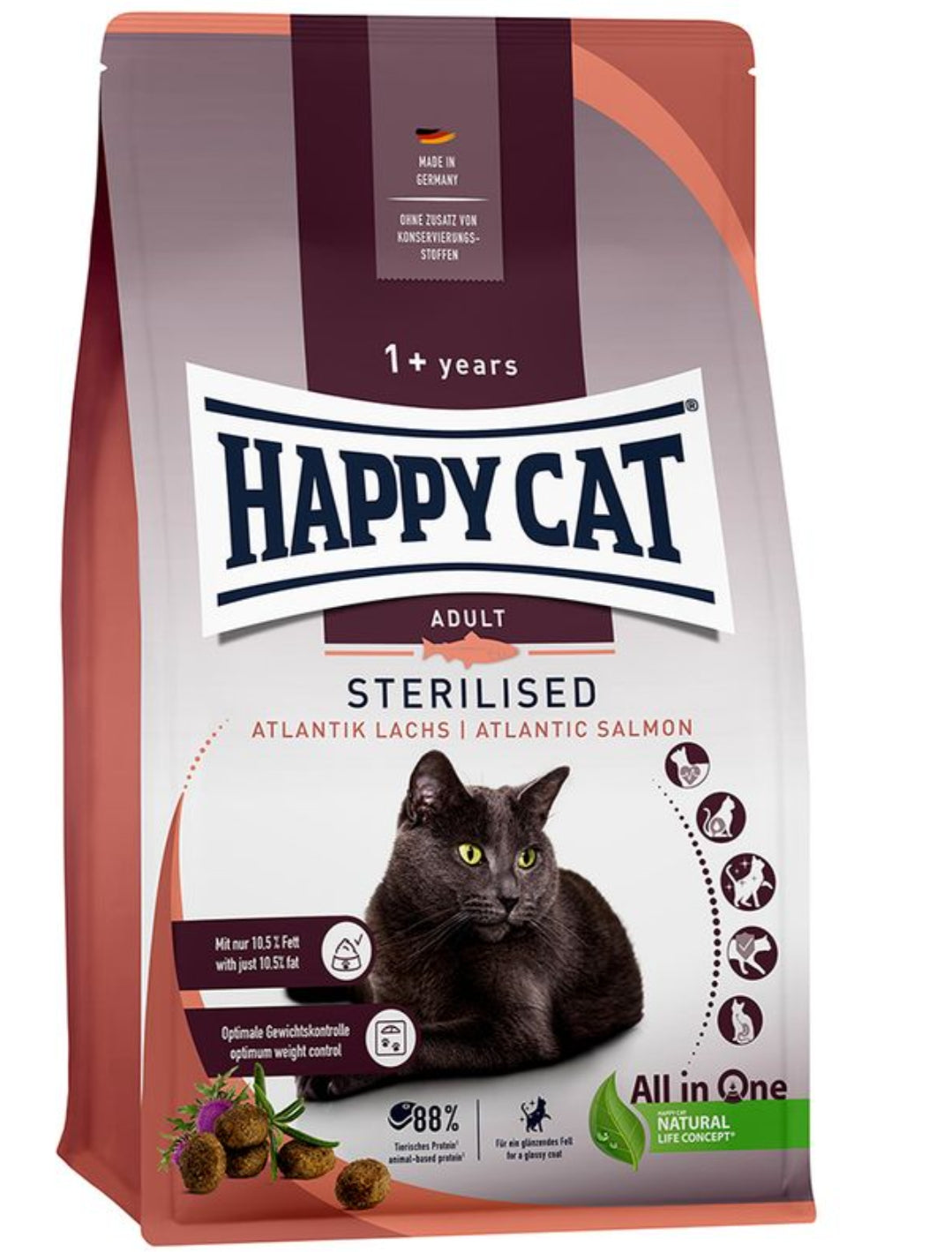 Happy Cat Sterilised Atlantic Salmon Dry Food