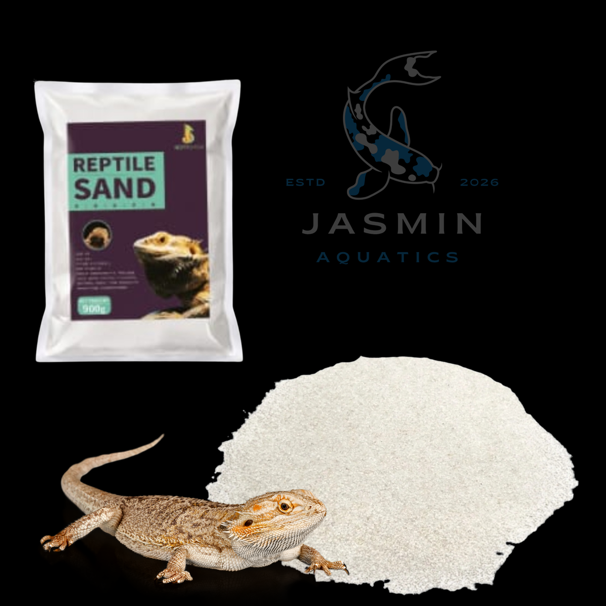 Saas Reptile Sand 900 gm (White)